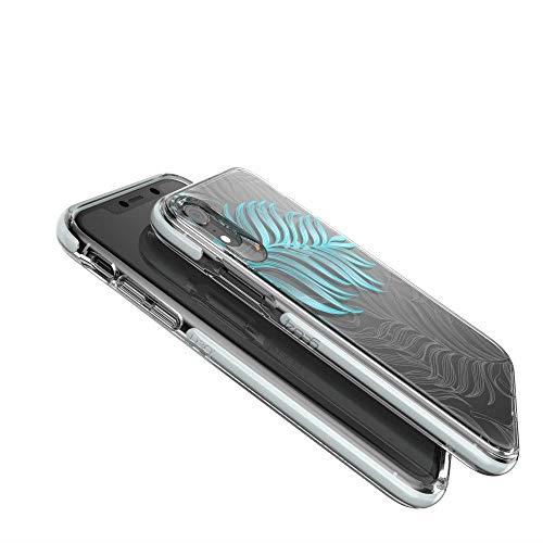 GEAR4 Victoria Designed for iPhone XR Case, Advanced Impact Protection by D3O - Blue Jungle