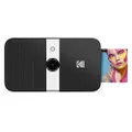 Zink Kodak Smile Instant Print Digital Camera – Slide-Open 10MP Camera w/2x3 Zink Printer (Black/White)