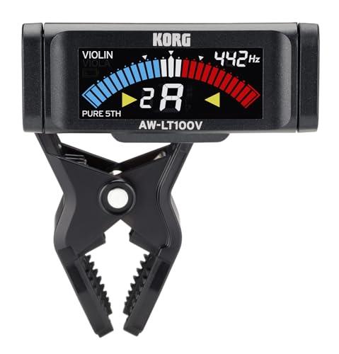KORG AW-LT100V AW-LT100M Lightweight Orchestrial Instruments Clip-On Tuner with Bright Colour LCD Screen