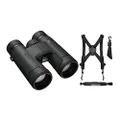 Nikon Prostaff P7 10X42 Binoculars with Harness and Lens Pen Cleaning System Bundle (3 Items)