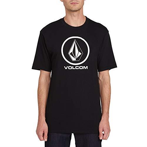 Volcom Men's Crisp Stone Short Sleeve Tee T Shirt, Black, Medium US