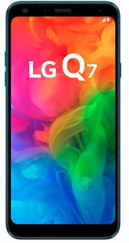 LG Q7 Q610 (32GB, Single-SIM, Android, 5.5" inch) Factory Unlocked 4G/LTE Smartphone- International Version (Moroccan Blue)