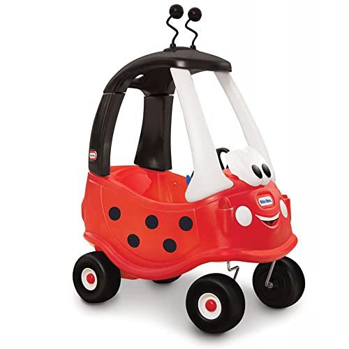 Little Tikes Ladybug Cozy Coupe Car - Ride-On with Real Working Horn, Clicking Ignition Switch, & Fuel Cap - For Ages 18 Months+