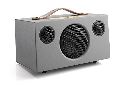 Audio Pro Addon C3 Portable High Fidelity WiFi Bluetooth Wireless Multi-Room Speakers w/Battery Compatible with Alexa, Computers, Laptop, Desktop, Cellphone & Tablet - Storm Grey