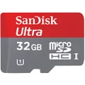 SanDisk Class 10 32GB Micro SDHC Card with Adapter (SDSDQUA-032G-A11A)