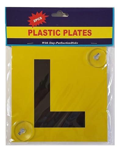 L/P Plates Plastic L Plate, Yellow