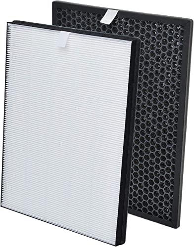 FY1410 / FY1413 Replacement Carbon Filter & HEPA Filter Air Purifier kit for Philips Series 1000 & 1000i Philips Air Purifier Filter - Filter for Phillips Air Purifier (2Pcs)