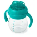 OXO TOT Grow Soft Spout Cup with Removable Handles, 6Oz., Teal