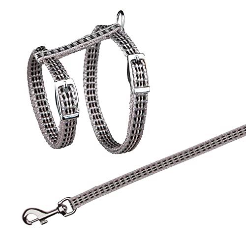 Trixie Reflecting Cat Set with Lead Collar, Small