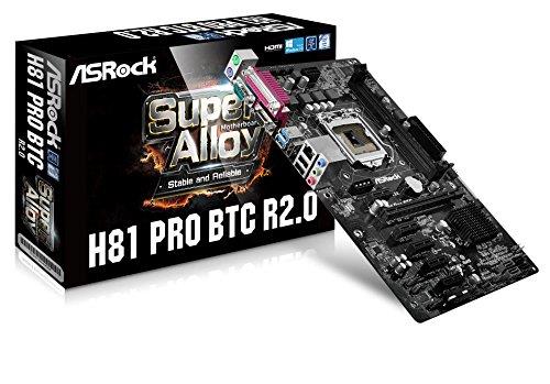 ASRock H81 PRO BTC R2.0 LGA 1150 Intel H81 HDMI SATA 6Gb/s USB 3.0 ATX Motherboard