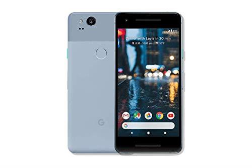 Pixel 2 Phone (2017) by Google, G011A 64GB 5" inch (GSM Only, No CDMA) Factory Unlocked Android 4G/LTE Smartphone (Kinda Blue) - International Version
