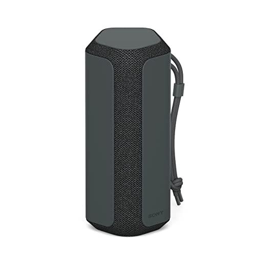 Sony SRS-XE200 X-Series Wireless Ultra Portable Bluetooth Speaker, IP67 Waterproof, Dustproof and Shockproof with 16 Hour Battery and Easy to Carry Strap, Black