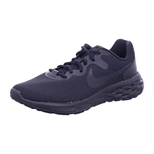 Nike Men's Revolution 5 Flyease Running Shoe, Black Black Dk Smoke Grey, 12 US