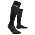 CEP Men's Infrared Recovery Compression Socks – 20-30 Mmhg Compression Support, Black/Black, 3