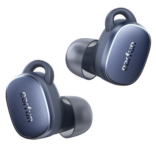 EarFun Free Pro 3 Noise Canceling Wireless Earbuds, Hi-Res Audio Wireless Certification, Snapdragon Sound with Qualcomm aptX™ Adaptive, 6 Mics ENC Bluetooth Earbuds, Multipoint Connection, Navy Blue