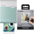 Canon Selphy Square QX10, Green + XS-20L Printer Paper