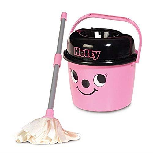 Casdon Little Helper Hetty Kids Mop and Bucket, Hetty/Grey/Black (657)