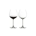 Riedel Veritas Pinot Noir Wine Glasses, 2 Count (Pack of 1), Clear