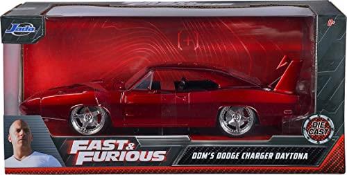 Jada Toys Fast and Furious 1968 Dodge Charger Daytona 1:24 Scale Hollywood Ride Diecast Vehicle