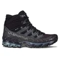 La Sportiva Mens Ultra Raptor II Mid GTX Wide Hiking Boots, Black/Clay, 8