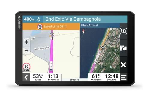 Garmin Camper 895 MT-D EU Navigation Device with 8 Inch Display for Motorhomes/Caravans, Pre-Installed 3D Maps for Europe and South Africa, Real Time Traffic Information, Campsite Database