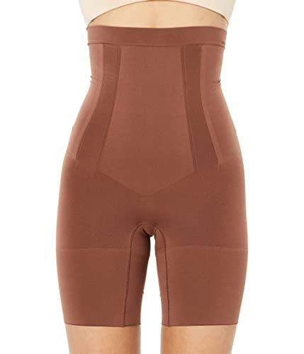 Spanx OnCore High-Waisted Mid-Thigh Short Chestnut Brown LG