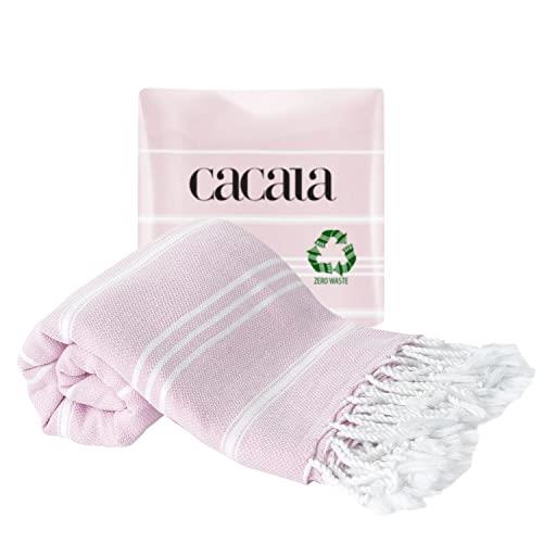 CACALA Pure Series Turkish Hand Towels – Traditional Peshkir & Peshtemal for Bathroom, Kitchen and Baby Care – 100% Natural Cotton, Ultra-Soft, Fast-Drying, Absorbent – Hypoallergenic