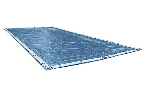 Pool Mate 352040RPM Winter Pool Cover, Heavy-Duty Blue, 20 x 40 ft Inground Pools