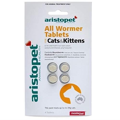 Aristopet All Wormer 2 Tablet for Cats and Kittens, 2 Count