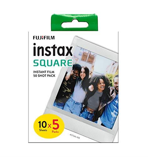 Instax Fujifilm SQUARE film, White border, 50 shot pack