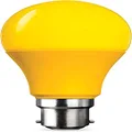 HPM LED Globe - A55 5W - Insect Lamp - Boyonet B22 - Yellow Light - Yellow Finish (LBA55INSECTB22)