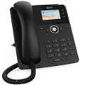 Snom D717 4 Line Professional IP Desk Telephone, Black, 2.8-Inch Display Size
