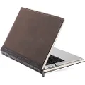 Twelve South BookBook V2 for 16 inch M1 MacBook | Vintage Full-Grain Leather Book case/Sleeve with Interior Pocket
