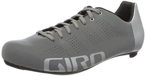 Giro Men Empire Road Cycling Shoes, Silver Reflective, Size 42