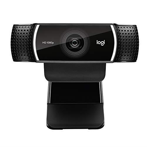 Logitech C922x Pro Stream Webcam – Full 1080p HD Camera – Background Replacement Technology for YouTube or Twitch Streaming