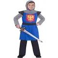 Amscan Boy's Medieval Knight Costume, Blue, Size 6-8 Years