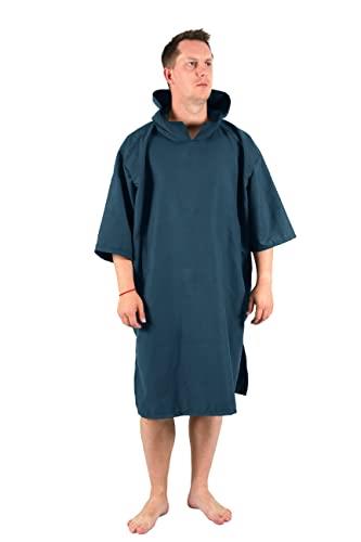 Lifeventure Compact Changing Robe | Lightweight Stretchy Microfibre Hooded Poncho for Surfing Swimming Camping