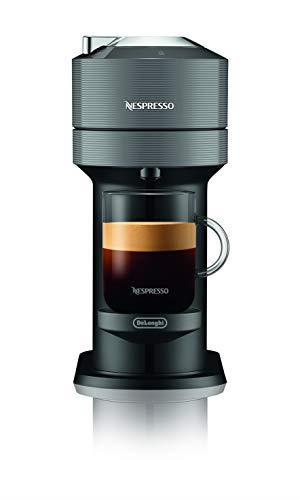 De'Longhi Nespresso Vertuo Next Solo ENV120.GY, Capsule Coffee Machine, Single-Serve Pod Coffee Machine, 5 Cup Sizes, Centrifusion Technology, Welcome Set Included, 1260W, Dark Grey