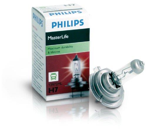 Philips 13972ML H7 Master Life Headlight Lamp, 24V 70W
