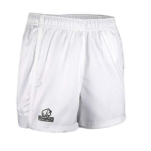Rhino Mens Auckland Rugby Shorts (UK Size: XL) (White)