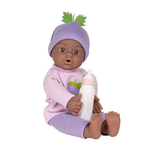 Adora Amazon Exclusive Sweet Babies Collection, 11” Soft and Cuddly Girl Baby Doll | Machine Washable, Birthday Ages 1+ - Baby Girl Grape