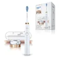 Philips Sonicare DiamondClean Electric Toothbrush, 2019 Edition, Rose Gold (UK 2-pin Bathroom Plug with USB Travel Charger)