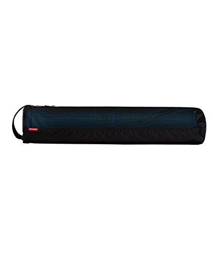 Manduka Yoga Breathe Easy Mat Carrier - Lightweight, Breathable Mesh with Zipper Closure, Easy to Carry, Hands-Free, Black, 1 EA, 26.5” x 6.5” x 6.5”