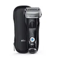 Braun Series 7 Electric Shaver for Men 7842s Wet and Dry Integrated Precision Trimmer Rechargeable and Cordless Razor with Travel Case Black, 2 pin plug
