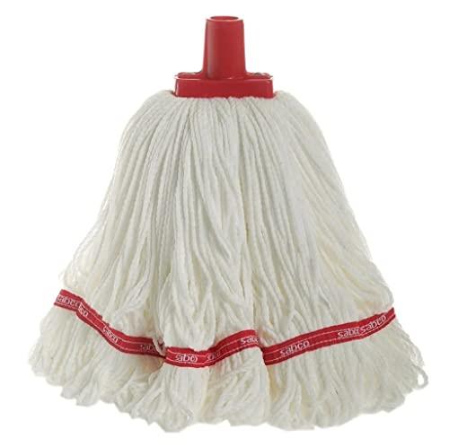 Sabco Professional Ultimate Microfibre Round Mop Head 400 g, Red
