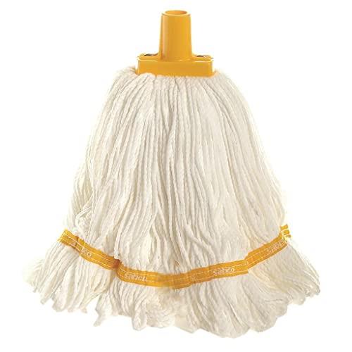 Sabco Professional Ultimate Microfibre Round Mop Head 400 g, Yellow