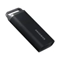 SAMSUNG T5 EVO Portable SSD 2TB, USB 3.2 Gen 1 External Solid State Drive, Seq. Read Speeds Up to 460MB/s for Gaming and Content Creation, Black