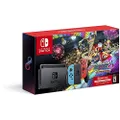 Nintendo Switch with Neon Blue & Neon Red Joy-Con + Mario Kart 8 Deluxe (Full Game Download) + 3 Month Nintendo Switch Online Individual Membership
