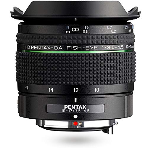 HD PENTAX-DA FISH-EYE 10-17mm F3.5-4.5 ED Diagonal Fisheye Zoom Lens (For APS-C Sizes), Fisheye Shooting and Ultra-Wide Angle Shooting with One Lens (Clear Picture), High Performance HD Coating, Small