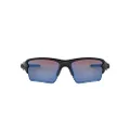 Oakley Men's OO9188 Flak 2.0 XL Rectangular Sunglasses, Matte Black/Prizm Deep H2O Polarized, 59 mm